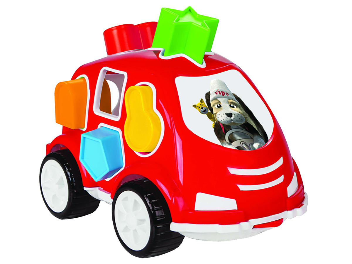 фото Машинка с геометрическими фигурами Pilsan Smart Shape Sorter Car