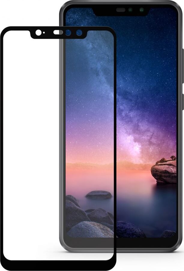 фото Защитное стекло Mobius Xiaomi Redmi Note 6/mi 8 lite, черный Нет бренда