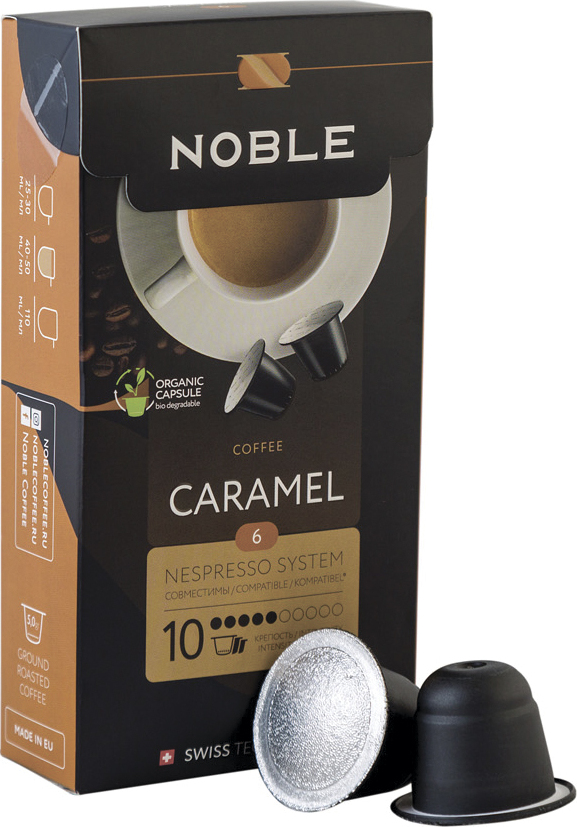 фото Капсулы Noble Caramel, для системы Nespresso (10 шт.)