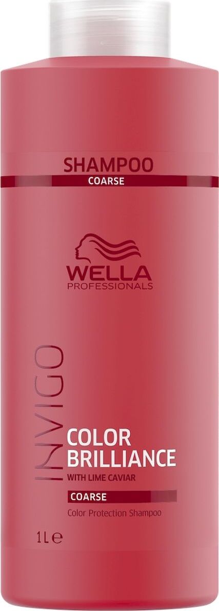 фото Wella Invigo Color Brilliance Шампунь для защиты цвета окрашенных жестких волос, 1 л Wella professionals