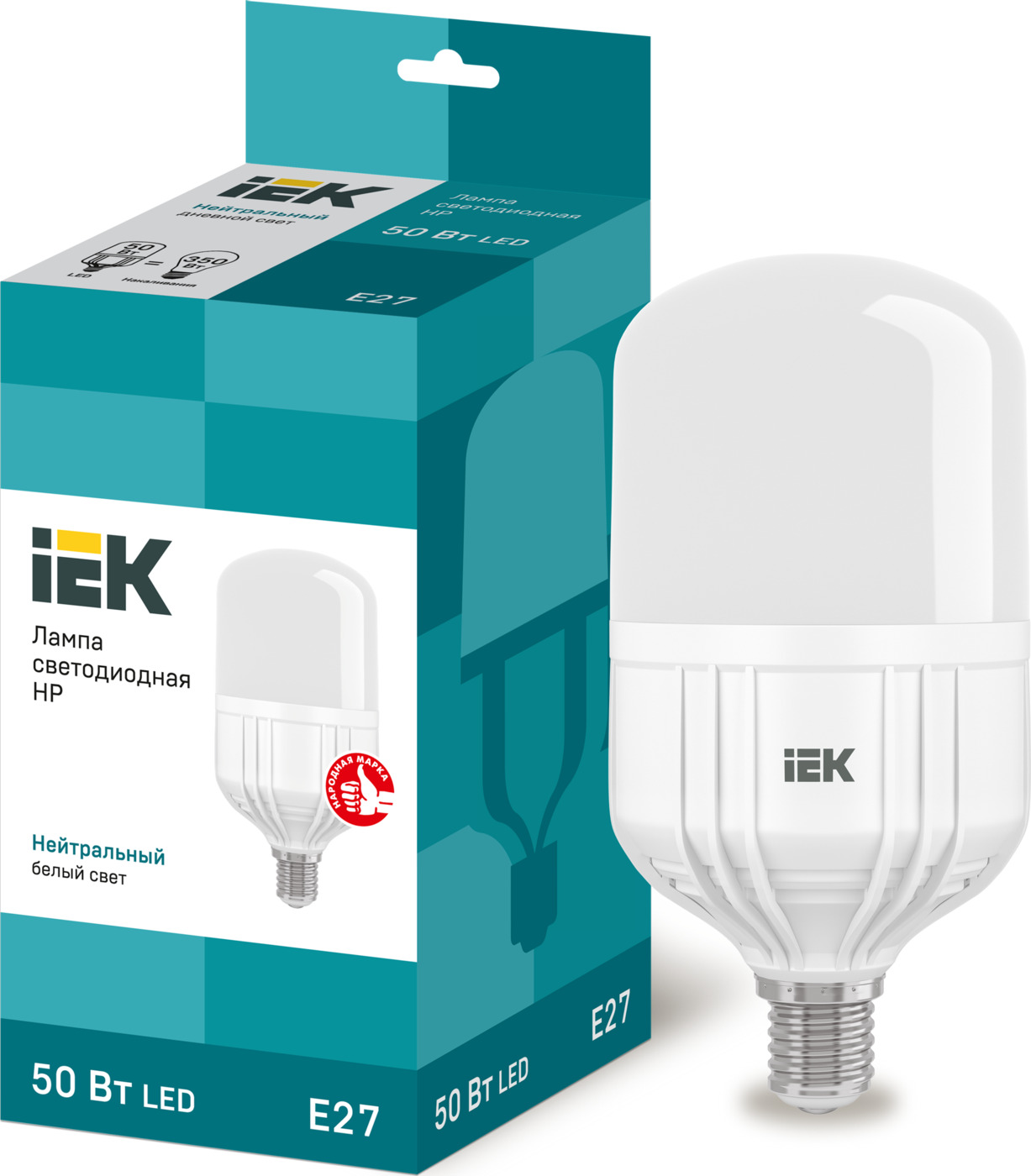 Лампочка Iek LLE-HP-50-230-40-E27 50 Вт, Светодиодная