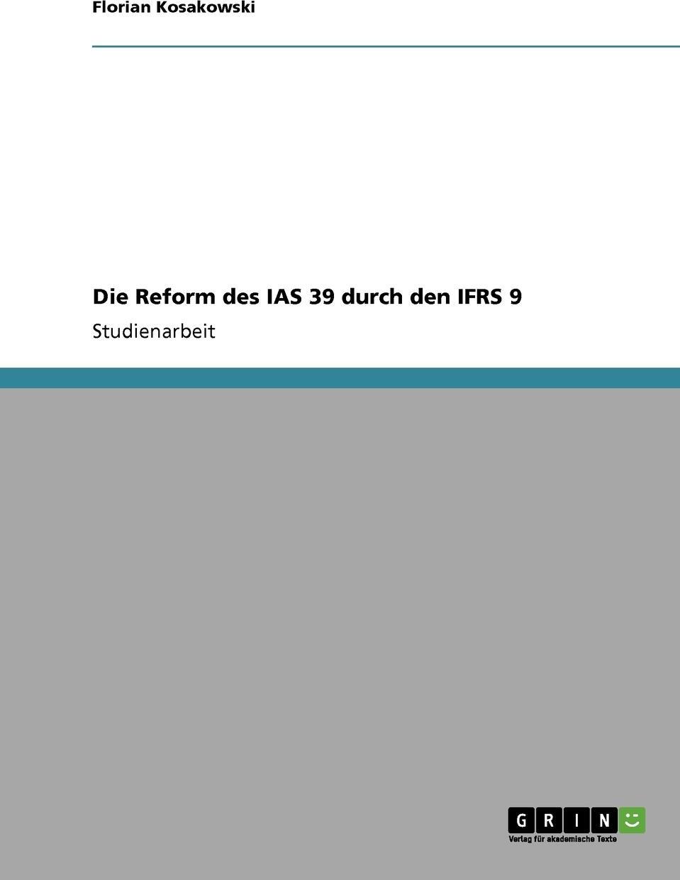 фото Die Reform des IAS 39 durch den IFRS 9