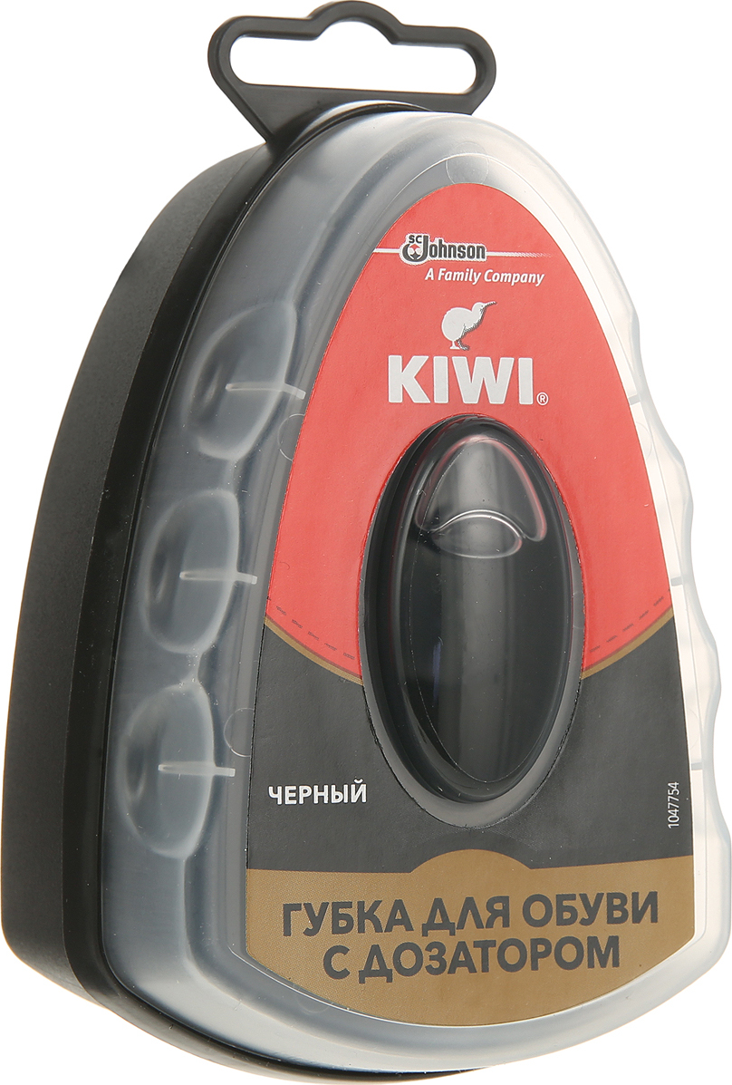 фото Губка для обуви Kiwi "Express Shine", с дозатором, цвет: черный, 7 мл