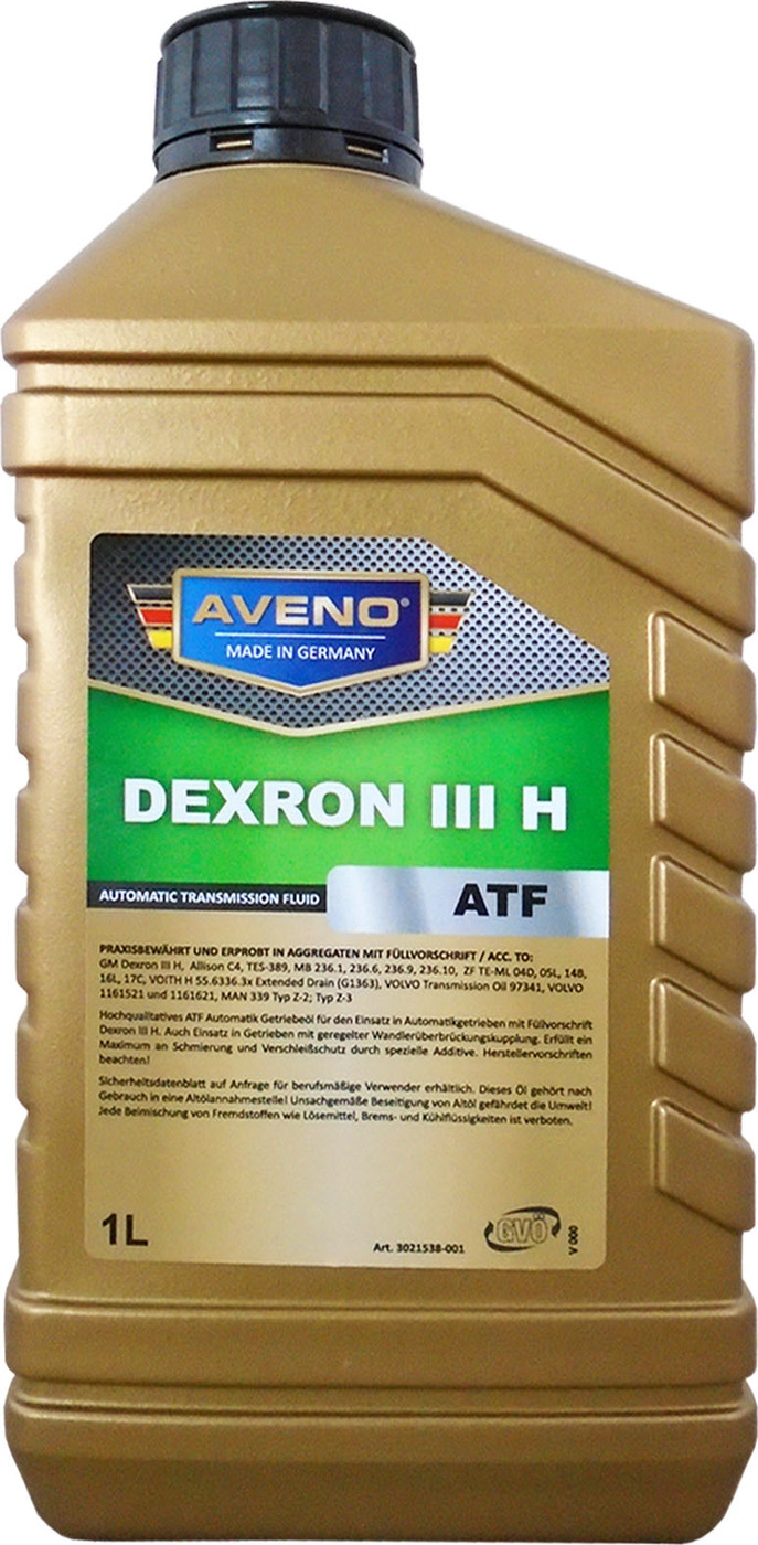 фото Трансмиссионное масло AVENO ATF Dexron IIIH (1л)