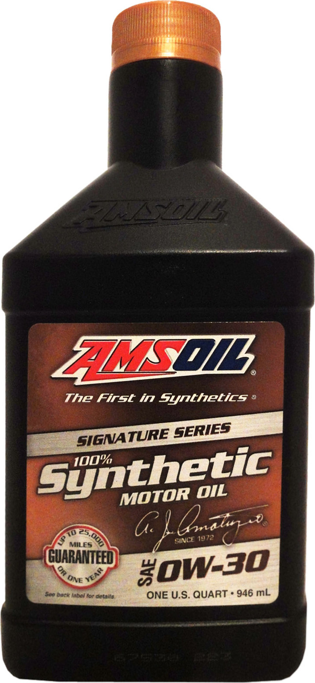 фото Моторное масло AMSOIL Signature Series Synthetic Motor Oil SAE 0W-30 (0,946л)