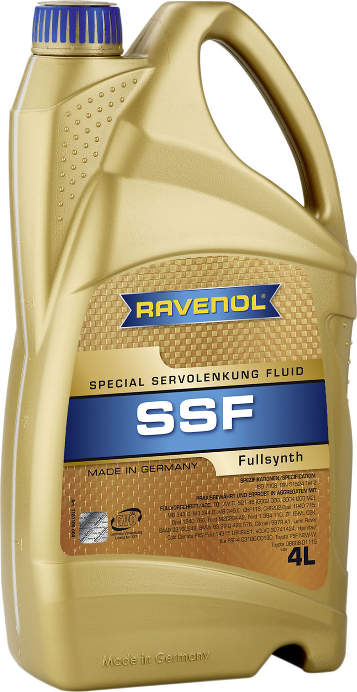 фото Жидкость для гидроусилителя RAVENOL SSF Spec. Servolenkung Fluid (4л) new