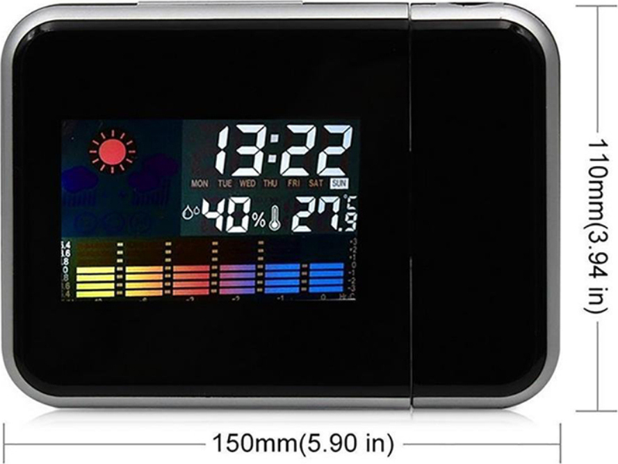 Часы с проектором инструкция. Часы метеостанция с проектором DS-8190. DS-8190. Часы проектор