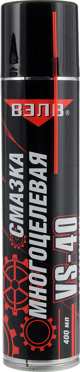 Характеристики Смазка многоцелевая ВЭЛВ "VS-40", аэрозоль, 400 мл. 2085 ...