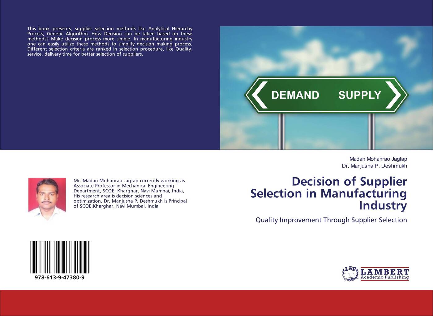 These methods. Solution of Case General Motors Supplier selection.