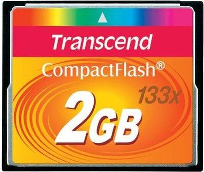 Карта памяти CF Transcend Compact Flash 133x 2GB