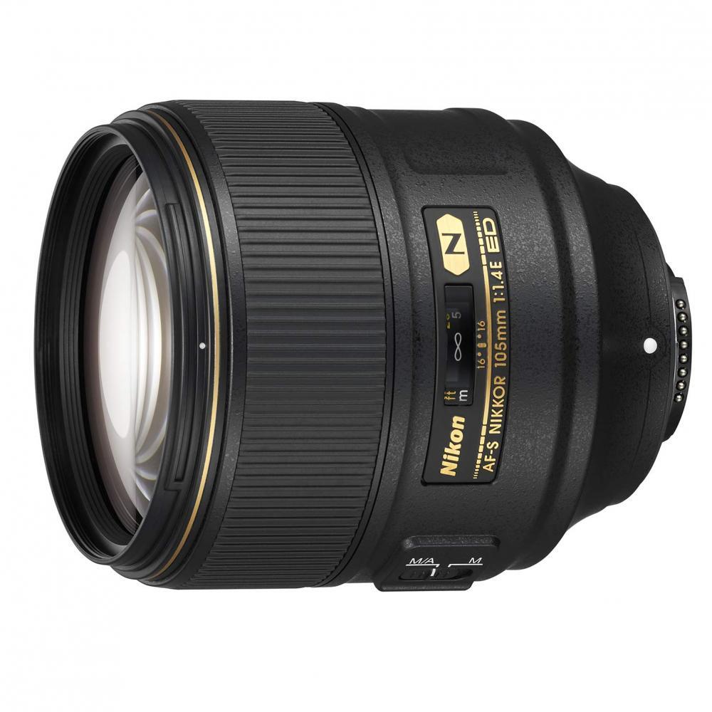 Nikon single focus lens AF-S NIKKOR 105mm f / 1.4E ED full size corresponding