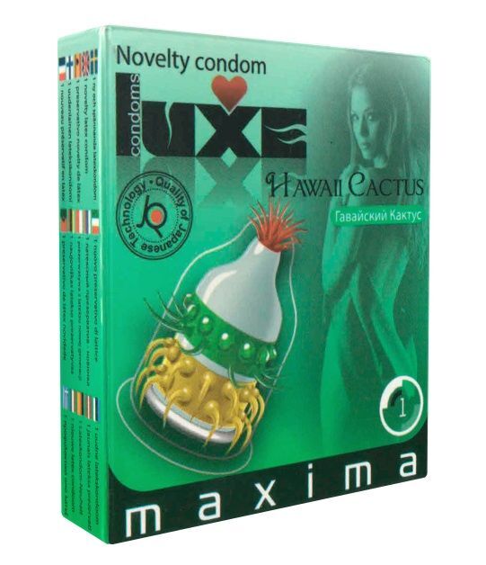 Презерватив LUXE Maxima Гавайский Кактус - 1 шт. — купить в интернет ...