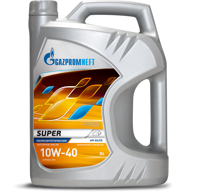 GazpromneftSuper10W-40Масломоторное,Полусинтетическое,5л