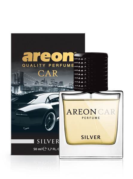 АроматизаторназеркалоAreonPerfumeSilver50мл,704-MCP-05