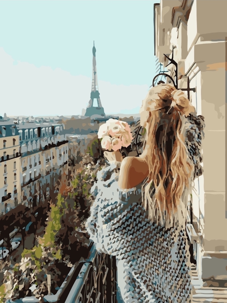 блондинка в париже