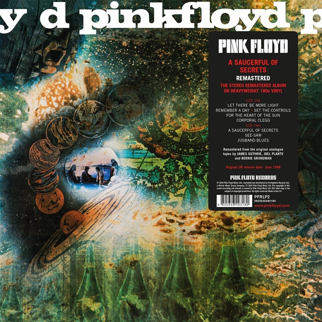 Pink Floyd - A Saucerful Of Secrets (LP, Album, Remastered, Stereo, 180 Gram) Виниловая пластинка