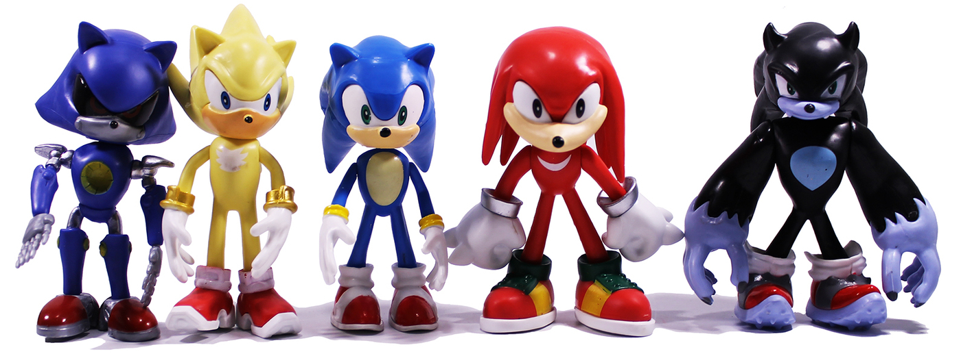 Фигурки Соник Sonic 5 в 1 12 см — купить в интернет-магазине OZON с ...