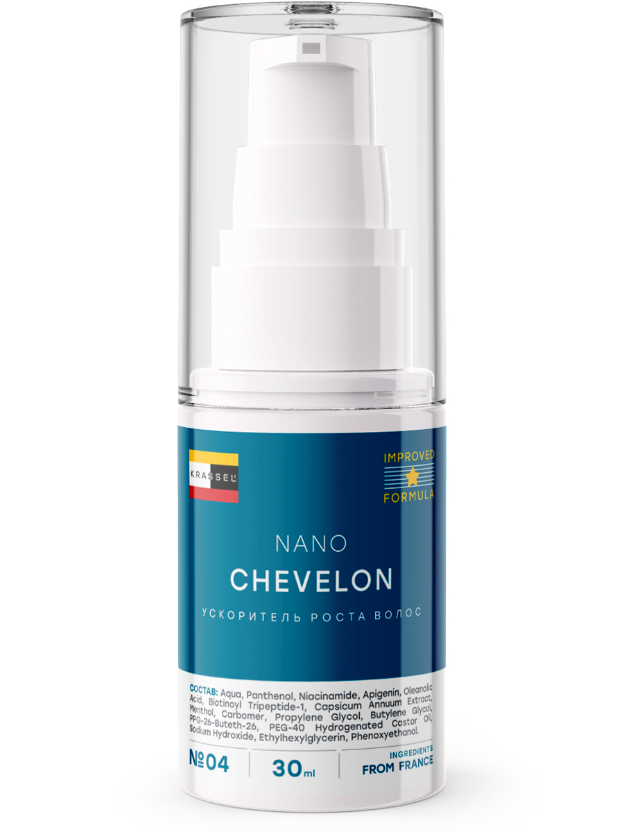 NANO CHEVELON СТИМУЛЯТОР РОСТА ВОЛОС / БРОВЕЙ / БОРОДЫ - средство ...