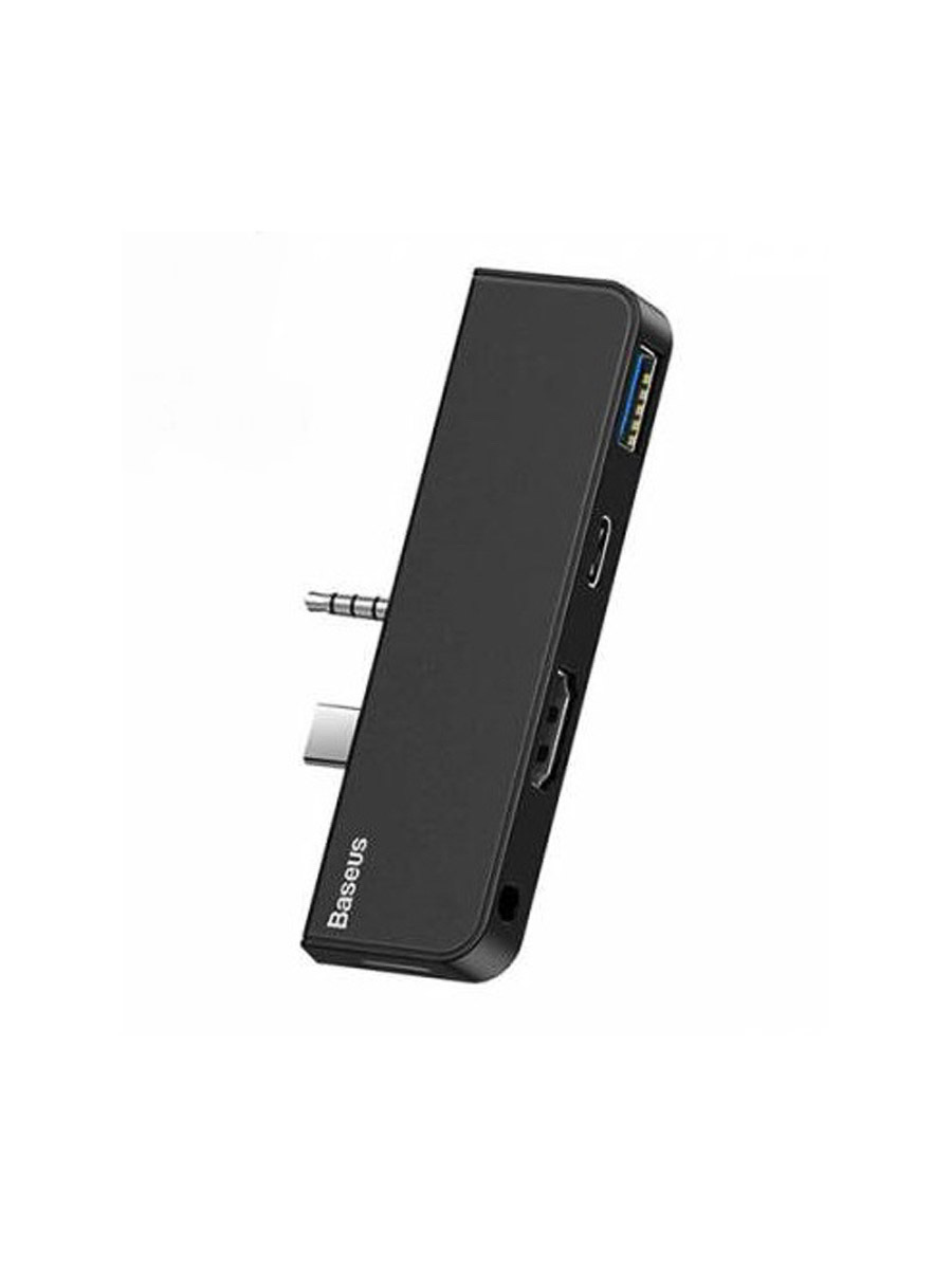 USBхаб Baseus CAHUBFT01 Multifunctional, USB TypeC+mini jack 3.5 мм