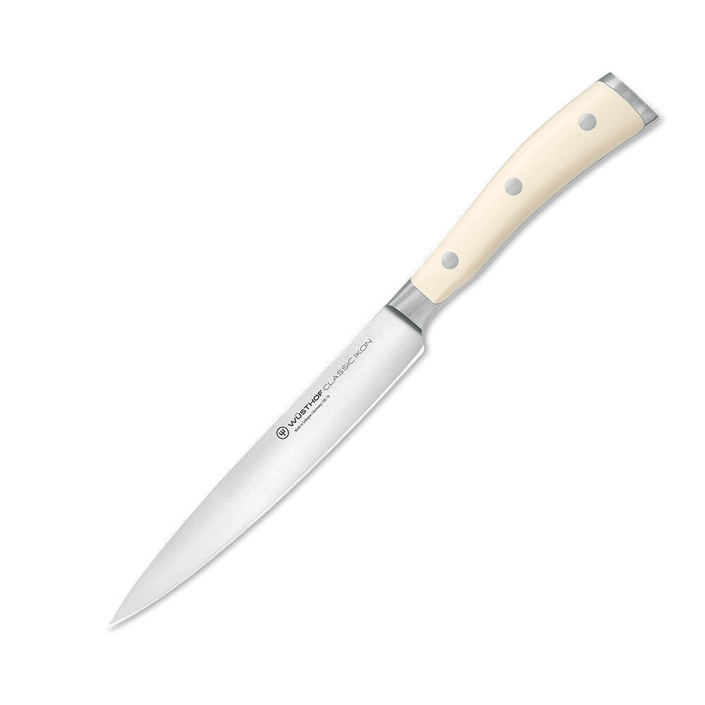Повар нож купить. Wusthof ikon Cream White 9879 WUS. Ikon Cream White, Wuesthof. Нож Wuesthof Cream. Вюстхоф тройка Айкон ножи.