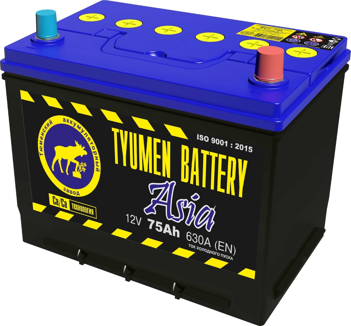  автомобильный Tyumen Battery 6CT-75L STANDARD, 75 Ач  .