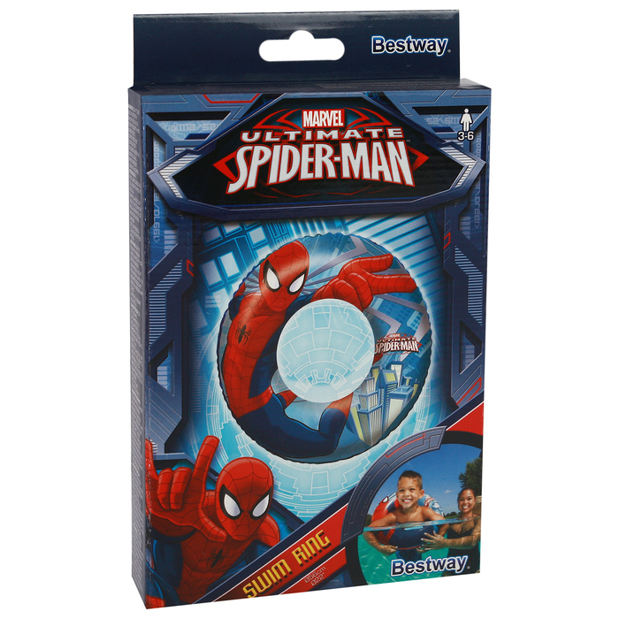 Круг для плавания Spider-Man, диаметр56 см, от 3-6 лет, 98003 Bestway