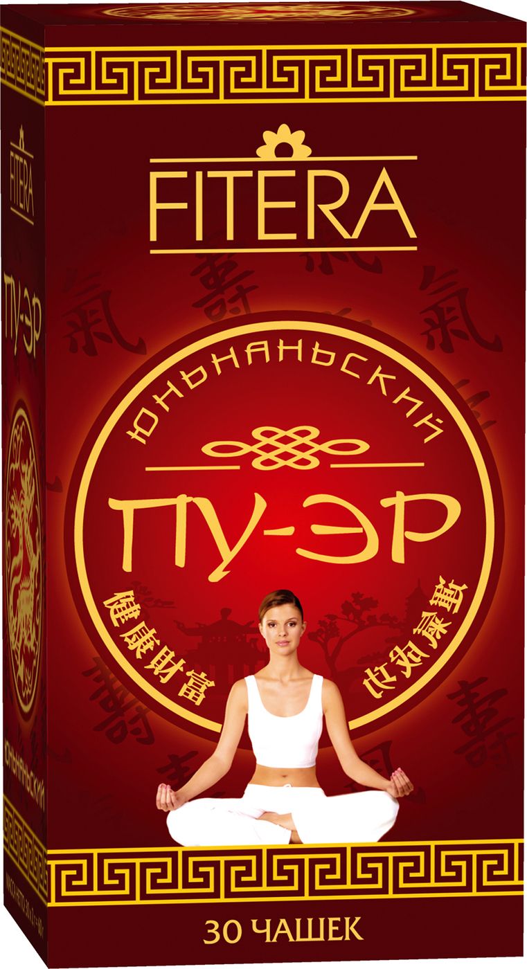Fitera Фиточай ПУ-ЭР ЮНЬНАНЬСКИЙ, 30 пакетиков по 2г — купить в ...