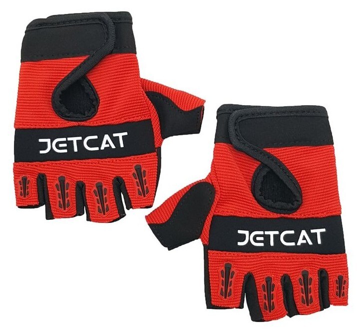 Велоперчатки детские JetCat Pro M (без пальцев), красные — купить в ...