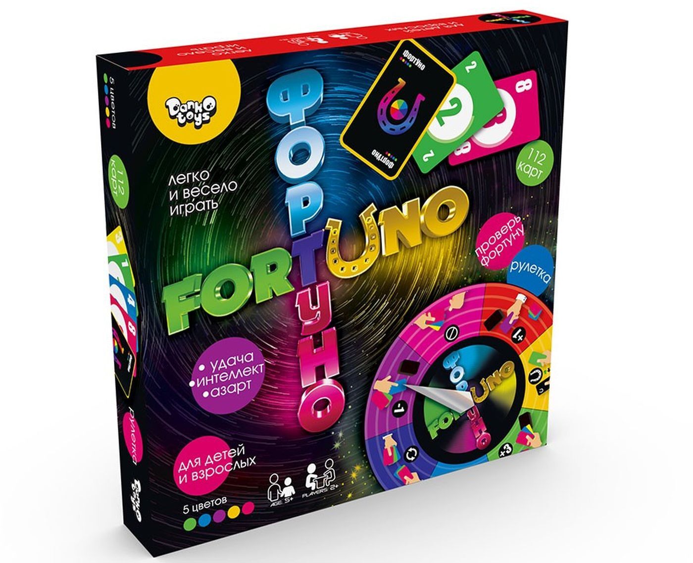 Игра настольная Danko Toys "ФортУно" + рулетка — купить в интернет ...