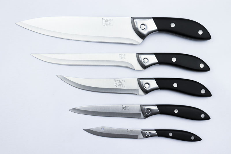  кухонных ножей Sanliu 666, Легированная сталь  по низкой .