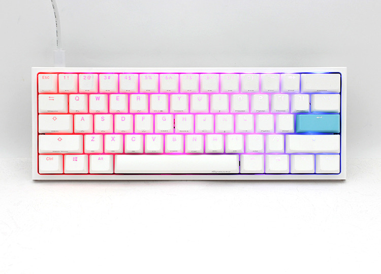 ducky keyboard mini white