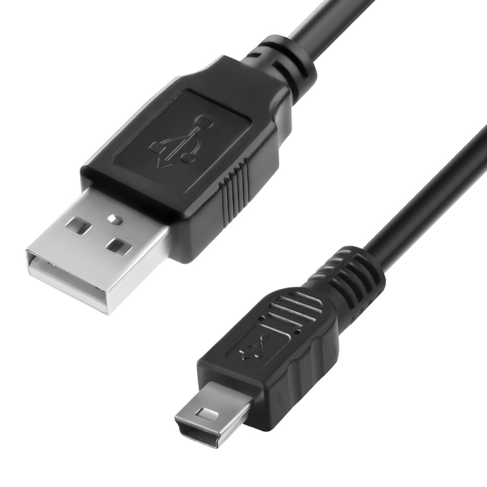 Кабель USB A - mini USB B (1,8 м) для зарядки беспроводного джойстикa PS3  (PlayStation 3) - купить по низкой цене в интернет-магазине OZON (256166544)