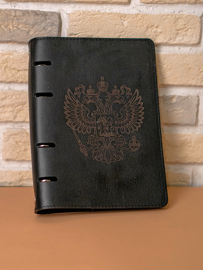 Ежедневник из натуральной кожи / Блокнот с гравировкой / Подарок для ...