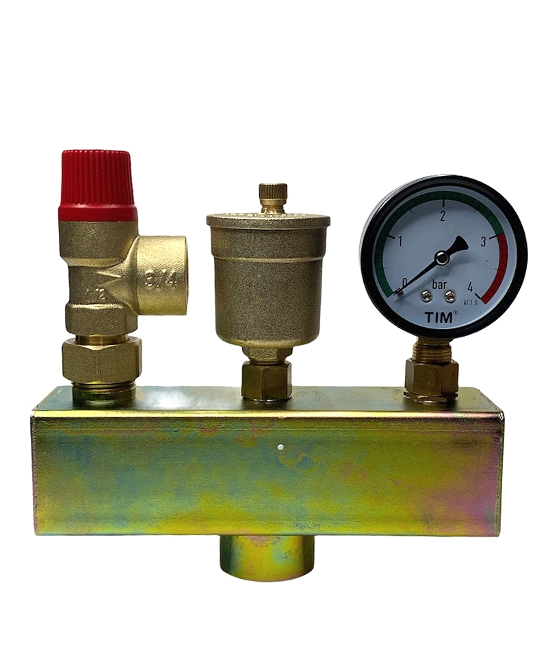 Группа безопасности котла КВ 3 бар арт. TIM JH-1022 купить по низкой ...