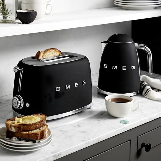 Тостер Smeg TSF01, красный купить по выгодной цене в интернет-магазине OZON