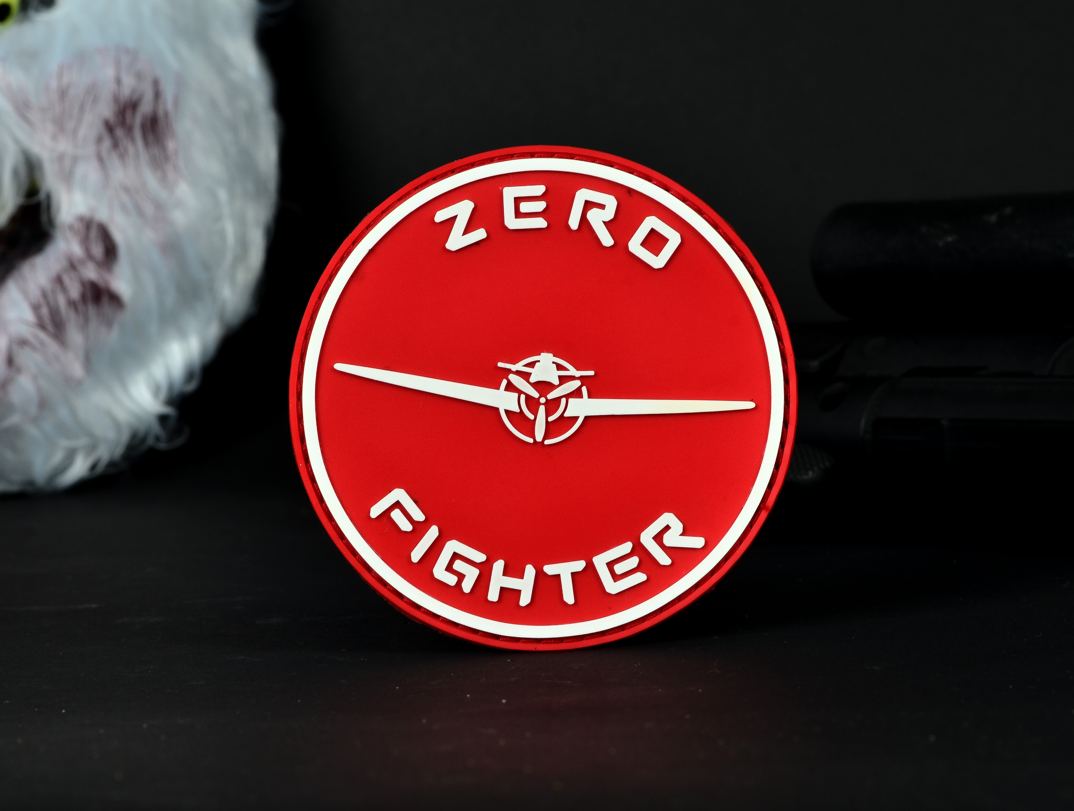0 patch. Zero tolerance патч. 4.5.0 Патч. Винил Зиро Файтер. Нашивка, патч "четверо и собака" маленькая тактическая с липучкой.