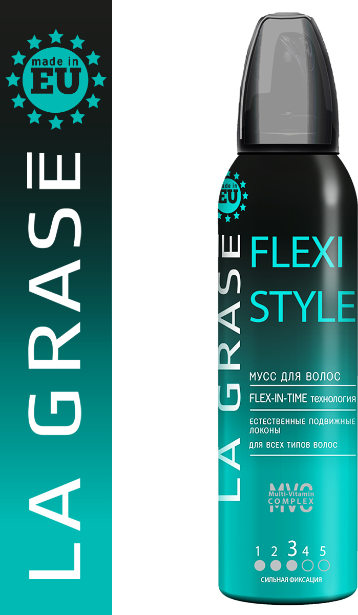Мусс для укладки волос La Grase Flexi Style Подвижная укладка Flex-in ...