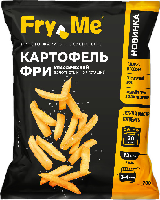 КартофельфриFryMeклассическийзамороженный,700г