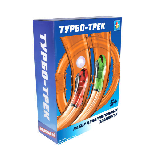 Турбо-трек Hot Wheels набор дополнительных элементов (26 деталей ...