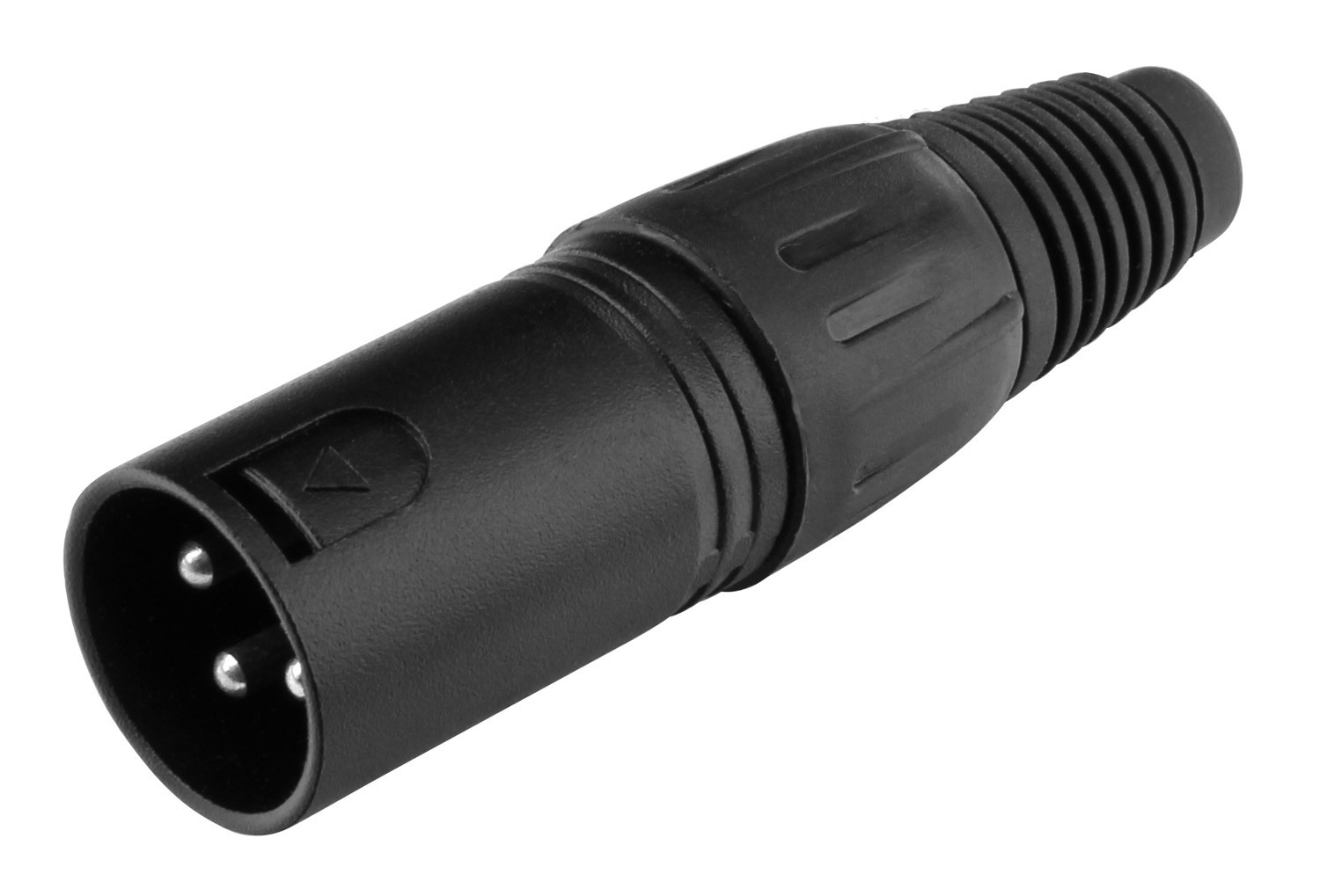 Разъем XLR кабельный NordFolk NCX5004, "папа" 3-контактный, цвет черный