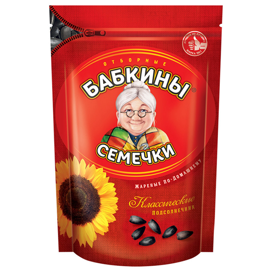 Бабкины семечки, семечки отборные, жареные, 500 г — купить в интернет ...