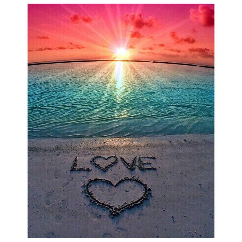 Романтический закат. Море любви. Море романтика. Наполняет море любви. Море два сердечка.