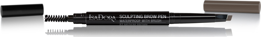 Карандаш для бровей водостойкий автоматический с щеточкой Isadora Sculpting Brow Pen Waterproof