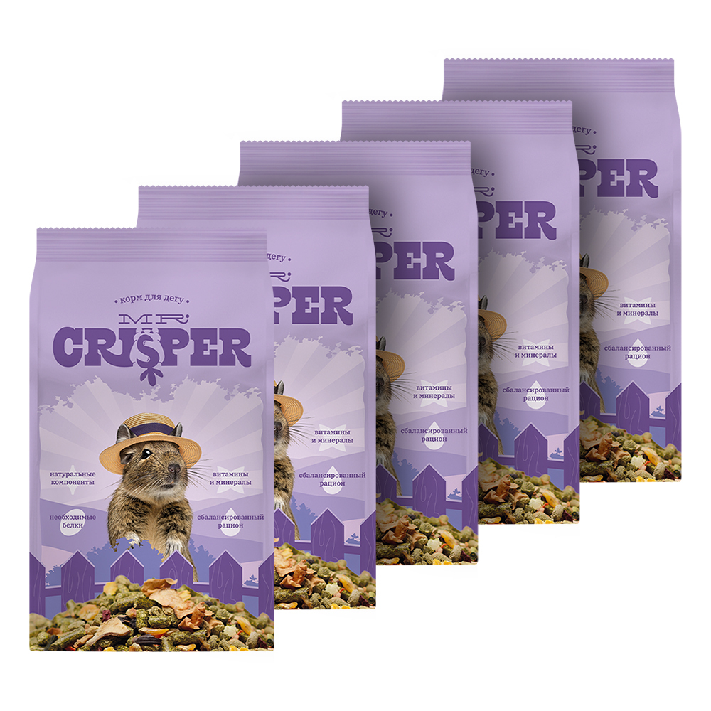 MR.Crisper корм для дегу, 5 шт. по 400 гр.