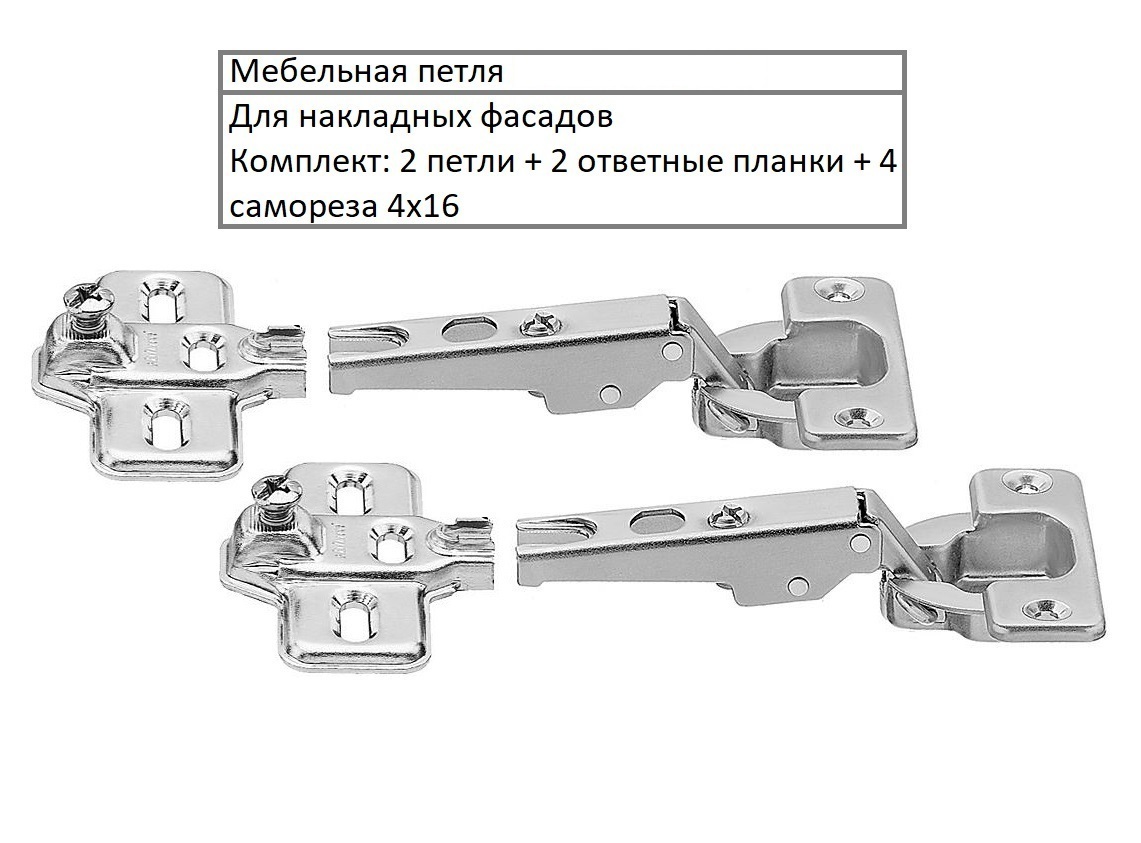 Планка для петли мебельной