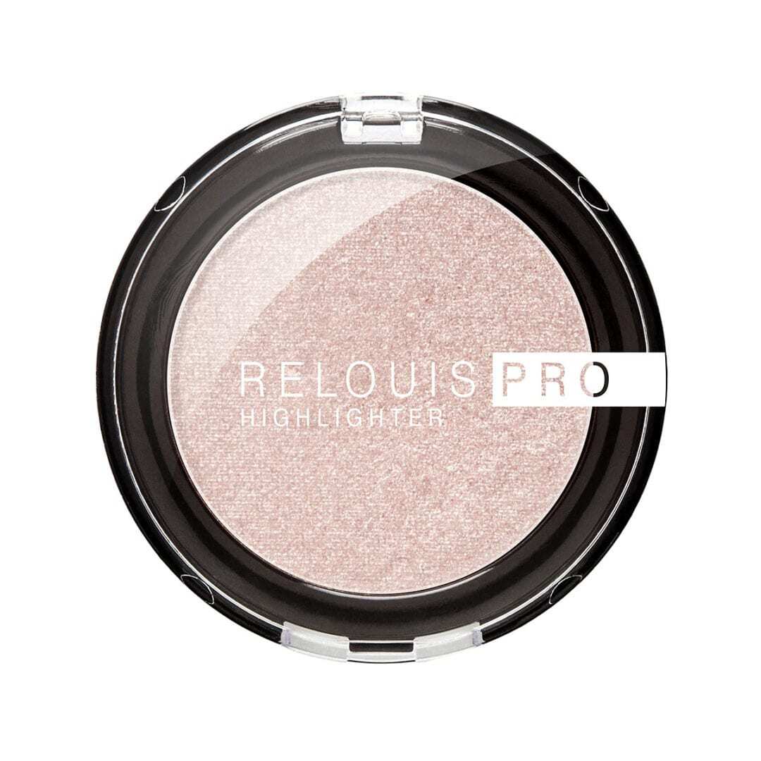 RELOUIS Хайлайтер для лица PRO HIGHLIGHTER компактный тон 01 Pearl, 4г