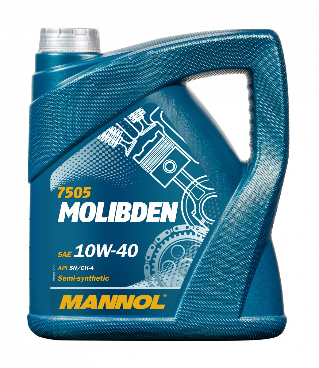 MANNOLmolibden10w4010W-40Масломоторное,Полусинтетическое,4л