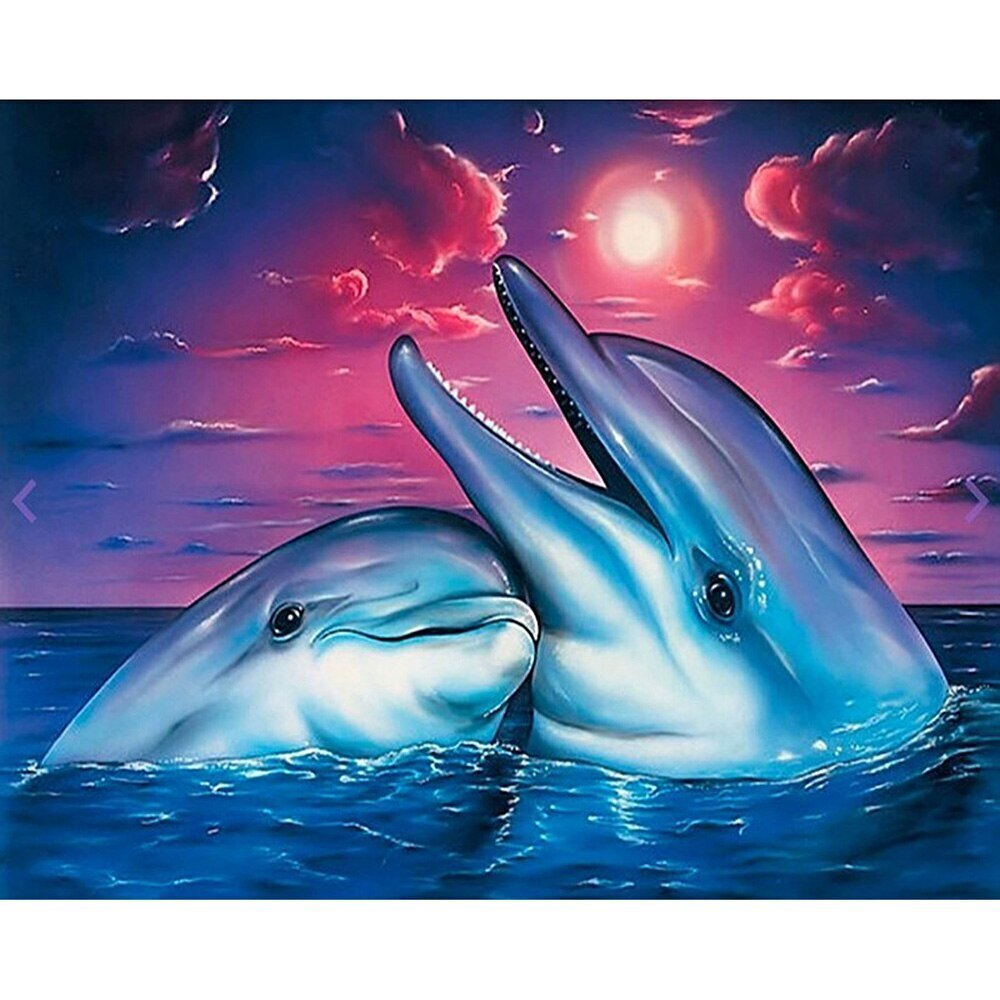 Алмазная мозаика Дельфин