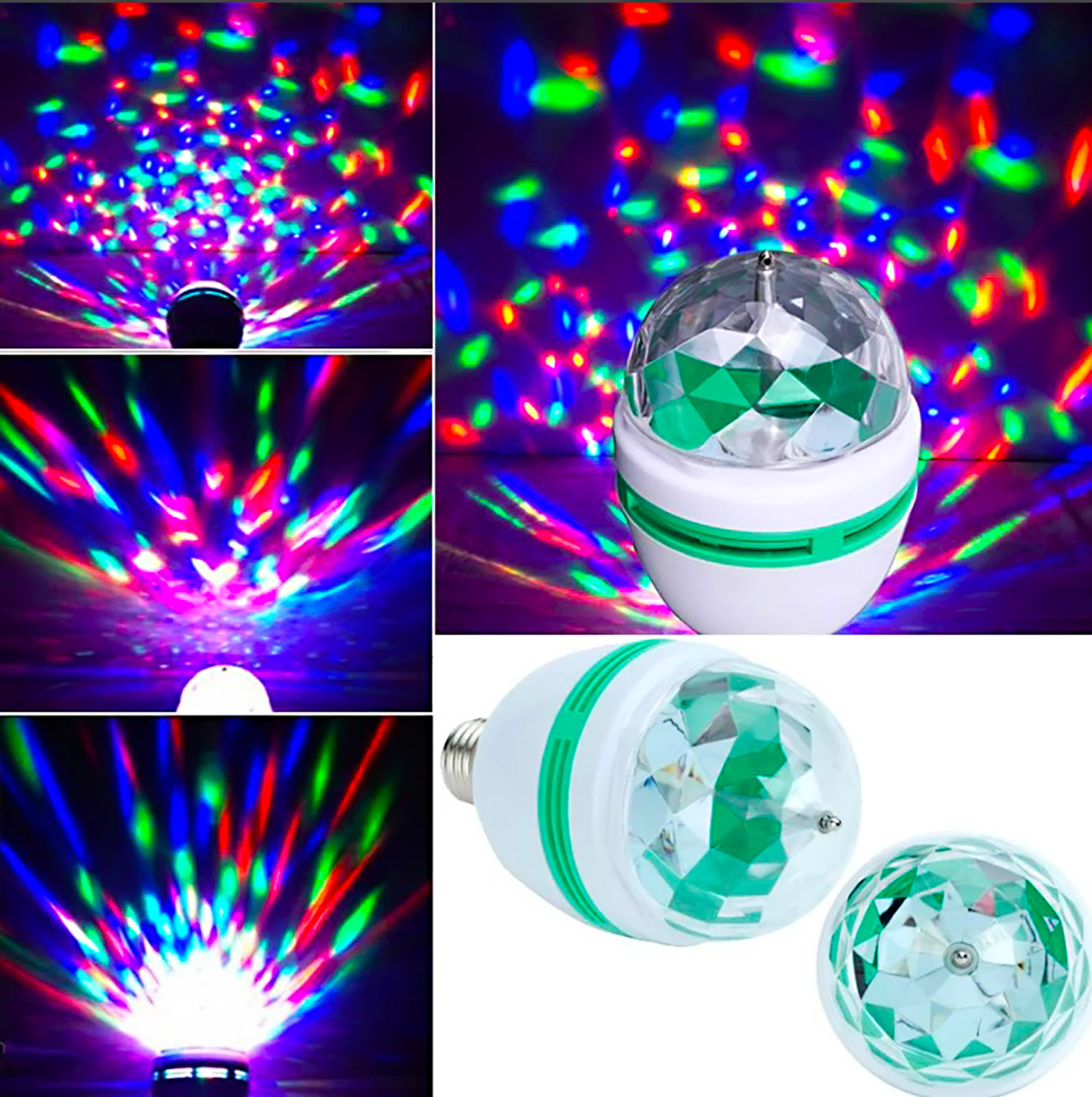 Диско лампа led Full Color Rotating Lamp. Вращающаяся led диско-лампа "Full Color Rotating Lamp. Диско-лампа домашняя светодиодная е27 (601-253). Диско-лампа led Mini Party Light.