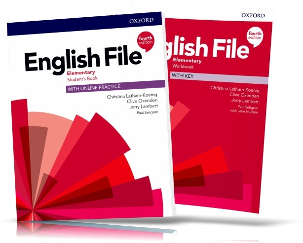 English File (4th edition) Elementary Students book and Workbook | Оксенден Клайв